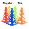 Agility Training Cone 23cm/9" Color Football Training Agility Cone, Used for Indoor and Outdoor Games, Kindergarten Parent-Child Activity Cone,10pcs view 3