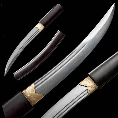 ZPGP Wonderful Japanese Samurai Ninja Tanto Sword Fold Damascus Steel Sharp Wakizashi