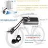 Bike Mirrors Handlebar Rearview Mirror, Bicycle Mirrors for Handlebars 2 pack, Bike Mirrors for Handlebar for Electric Bike, Mountain Bike, and Fixed Gear Bike (black1) view 2