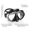 Adult Scuba Diving Mask, Anti-Fog Snorkel Goggles Tempered Glass Swim Mask Goggles with Nose Cover Professional Snorkeling Gear for Diving Snorkeling (Black) view 2