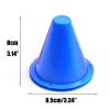 Agility Training Cone 10 Pieces of Colored Plastic Sports Cones, Children's Football, Basketball, Roller Skating Agility Training Obstacle Cone view 3