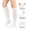 American Trends Womens Athletic Socks Outdoor Sports Compression Running Training Socks Casual Tube Socks 1 Pack White view 3