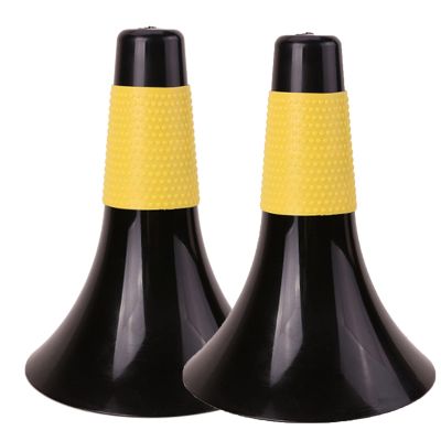 Agility Training Cone Colored Plastic Sports Cones, 23cm/9" Agility Obstacle Cone, Used for Indoor and Outdoor Football Training Cones (Color : Black3)