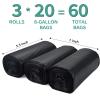 Sailortenx 60 Count 8 Gallon Biodegradable Compostable Portable Toilet Bags, 100% Plant-Based, No Leaks, Disposable, Perfect for Camping, Hiking, Boating, Hunting view 2