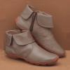 Bcshiye Booties for Women Rounded Toe Slip-Ons Sneakers Loafers Comfortable Wide Width Casual Winter Ankle Booties view 2