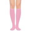 American Trends Womens Athletic Socks Outdoor Sports Compression Running Training Socks Casual Tube Socks 1 Pack Pink view 2