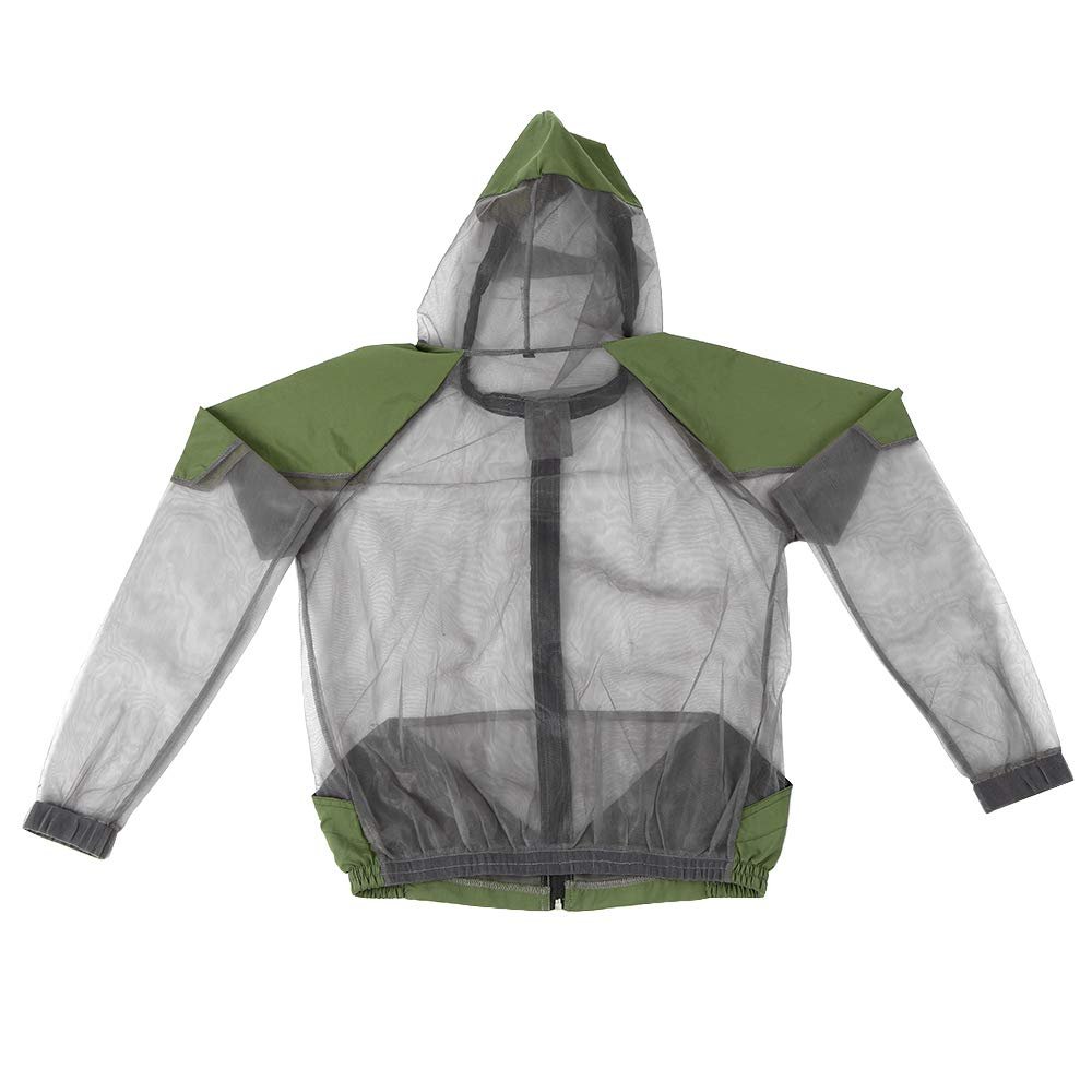 doorslay Fishing Suit - Mesh Bug Suit for Outdoor with Jacket, Pants, Hood & Gloves for Fishing, Hiking, Hunting, Camping