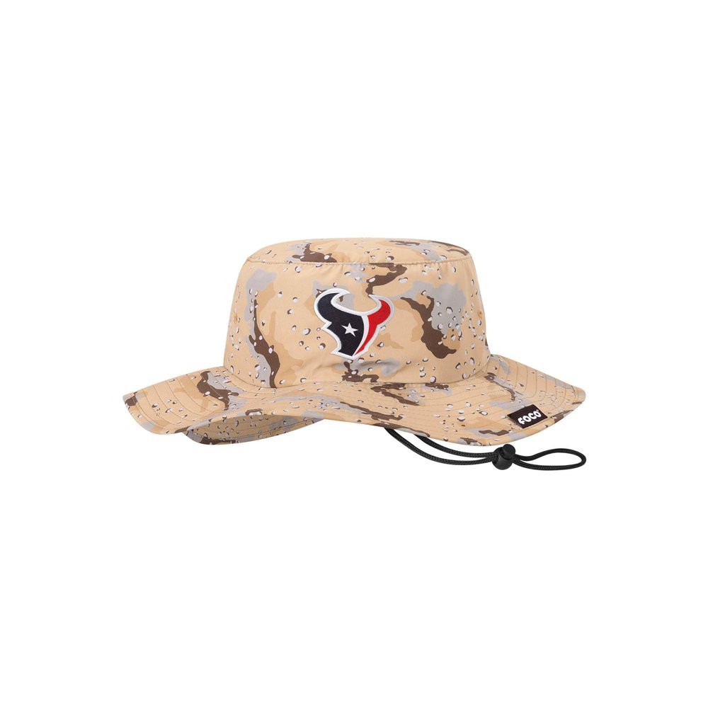 FOCO mens Nfl Team Logo Sport Outdoor Sun Bucket Boonie Hat, Desert Camo