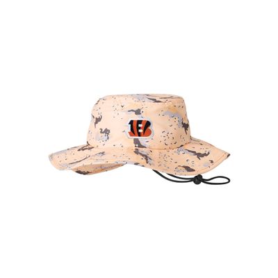FOCO mens Nfl Team Logo Sport Outdoor Sun Bucket Boonie Hat, Desert Camo, One Size US
