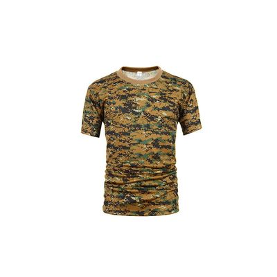 Outdoor Sports Airsoft Hunting Shooting Uniform Combat BDU Clothing Tactical Quick Dry Camouflage Shirt - DW - XXL