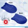 Superio Toboggan Snow Sled- 37 Plastic Slider for Kids and Adults- Heavy Duty Sled for 1 Rider with Pull Ropes for Downhill Sledding, Winter Outdoor Sports, (Red-Blue) view 4