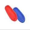 Superio Toboggan Snow Sleds for Kids and Adults, 48" Heavy Duty Plastic Sliders with Handles and Hole for Pull Ropes- Kid and Adult Winter Fun (48 Inches, Red-Blue) view 1