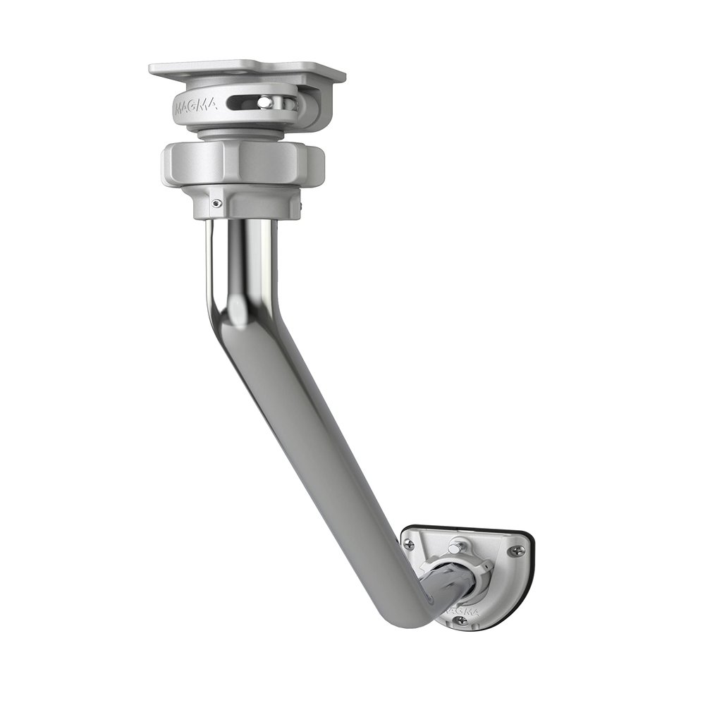 Magma T10-345 Surface Slide Mount | Boat Grill/Table Mount Compatible with Magma Single Mount Rectangular Grill and Fillet Table| Stainless Steel Marine Accessory | Stowable BBQ Mounting