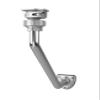 Magma T10-345 Surface Slide Mount | Boat Grill/Table Mount Compatible with Magma Single Mount Rectangular Grill and Fillet Table| Stainless Steel Marine Accessory | Stowable BBQ Mounting view 1