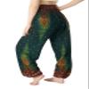Lannaclothesdesign Women's Smocked Waist Boho Flowy Yoga Harem Pants Hippie Clothes view 2