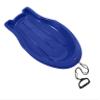 Superio Toboggan Snow Sled for Kids and Adults, 37" Plastic Sled with Pull Ropes (Blue) view 1