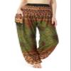 Lannaclothesdesign Women's Smocked Waist Boho Flowy Yoga Harem Pants Hippie Clothes view 1