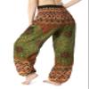 Lannaclothesdesign Women's Smocked Waist Boho Flowy Yoga Harem Pants Hippie Clothes view 2