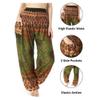 Lannaclothesdesign Women's Smocked Waist Boho Flowy Yoga Harem Pants Hippie Clothes view 4