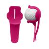 BALL POP Golf Ball Holder & Ball Marker for Waistband, Skirt, and Belt - Unique Fun Golf Accessory Gift for Men, Women, & Kids | Pink view 1