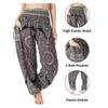 Lannaclothesdesign Women's Smocked Waist Boho Flowy Yoga Harem Pants Hippie Clothes view 4