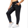 G Gradual Women's Joggers High Waisted Yoga Pants with Pockets Loose Leggings for Women Workout, Athletic, Lounge (Black Leopard, X-Large) view 1