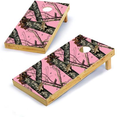 Mossy Oak Graphics, Cornhole Board Wrap Kit, Break-Up Pink, 2 Pieces of 24.5 x 48.5, Peel and Stick Vinyl, Pre-Cut Hole