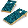 Mossy Oak Graphics, Cornhole Board Wrap Kit, Elements Agua Seawater, 2 Pieces of 24.5 x 48.5, Peel and Stick Vinyl, Pre-Cut Hole view 1