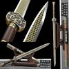 ZPGP Sturdy Wushu Sword Sharp HRC60 Carbon Steel Blade Kung Fu Tai Chi Jian Saber view 1