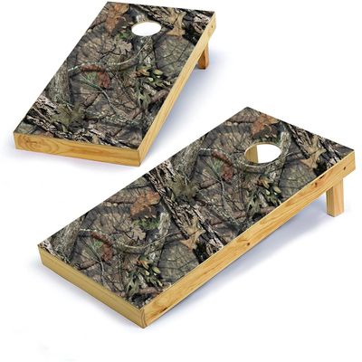 Mossy Oak Graphics, Cornhole Board Wrap Kit, Break-Up Country, 2 Pieces of 24.5 x 48.5, Peel and Stick Vinyl, Pre-Cut Hole
