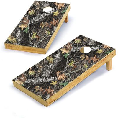 Mossy Oak Graphics, Cornhole Board Wrap Kit, Break-Up, 2 Pieces of 24.5 x 48.5, Peel and Stick Vinyl, Pre-Cut Hole