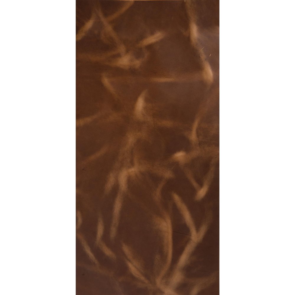 Weaver Leather Supply Jasper Chrome Pull-Up Leather Panel, 12" x 24, 4 to 5 oz., Desert