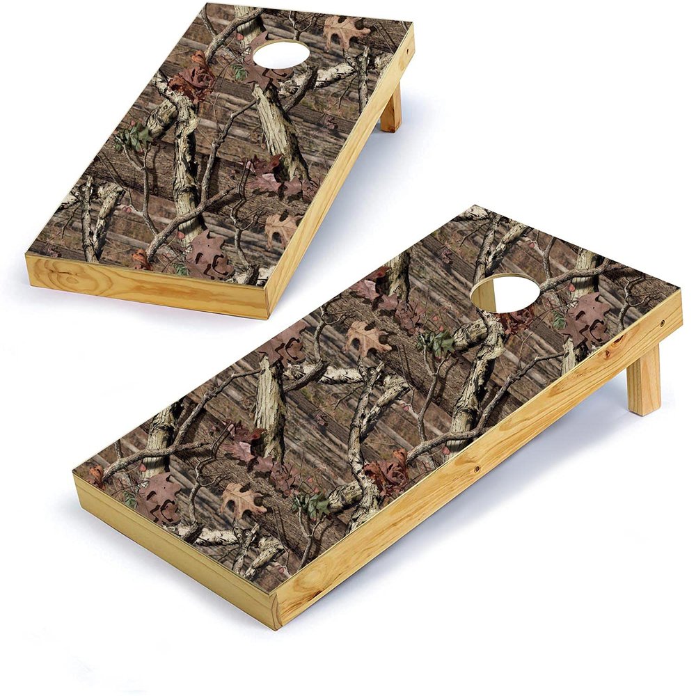 Mossy Oak Graphics, Cornhole Board Wrap Kit, Break-Up Infinity, 2 Pieces of 24.5 x 48.5, Peel and Stick Vinyl, Pre-Cut Hole