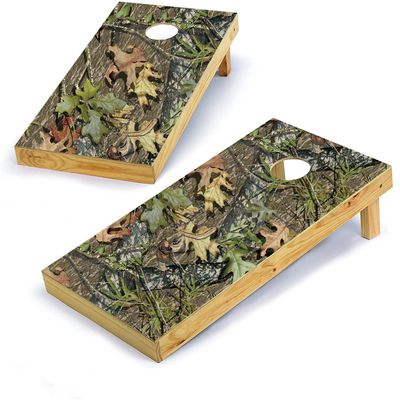 Mossy Oak Graphics, Cornhole Board Wrap Kit, Obsession, 2 Pieces of 24.5 x 48.5, Peel and Stick Vinyl, Pre-Cut Hole