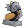 Decade Awards Personalized Football Trophy - Engraved Star Blast Football Award for Players Coaches or Teams - Football League Tournament or Season Champion Prize - Customize Now (4.75 Inch) view 4