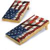 Mossy Oak Graphics, Cornhole Board Wrap Kit, Patriotic American Flag, 2 Pieces of 24.5 x 48.5, Peel and Stick Vinyl, Pre-Cut Hole view 1