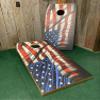 Mossy Oak Graphics, Cornhole Board Wrap Kit, Patriotic American Flag, 2 Pieces of 24.5 x 48.5, Peel and Stick Vinyl, Pre-Cut Hole view 4