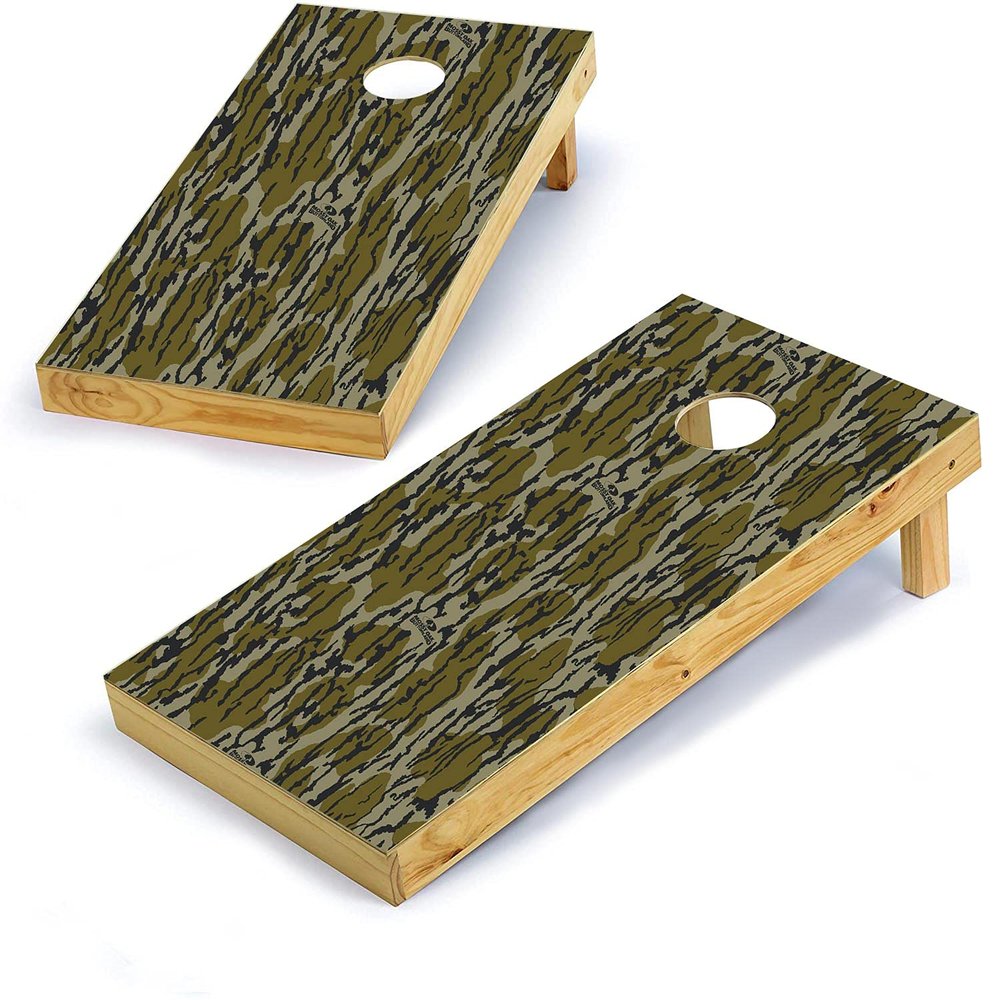 Mossy Oak Graphics, Cornhole Board Wrap Kit, Original Bottomland, 2 Pieces of 24.5 x 48.5, Peel and Stick Vinyl, Pre-Cut Hole