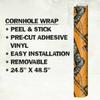 Mossy Oak Graphics, Cornhole Board Wrap Kit, Blaze, 2 Pieces of 24.5 x 48.5, Peel and Stick Vinyl, Pre-Cut Hole view 2