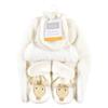 Hudson Baby Unisex Trapper Hat, Mitten and Bootie Set, Giraffe, 6-12 Months, Giraffe, 6-12 Months US view 2