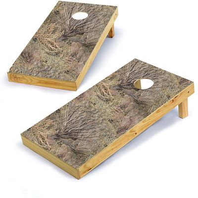 Mossy Oak Graphics, Cornhole Board Wrap Kit, Brush, 2 Pieces of 24.5 x 48.5, Peel and Stick Vinyl, Pre-Cut Hole