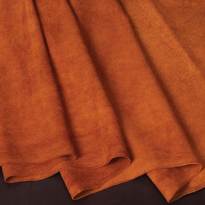 Weaver Leather Supply Hermann Oak Heritage 1881 Suede Leather, 12" x 24", 3 to 4 oz., Saddle Tan