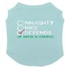 Naughty Nice Depends If Santa is Asking Dog Shirt (Chill, Large) view 1