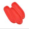 Superio Toboggan Snow Sled for Kids and Adults, 36" and 48" Heavy Duty Plastic Slider with Handles and Hole for Pull Ropes- Kid and Adult Winter Fun, 3 Pack (Red-48) view 1