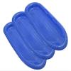 Superio Toboggan Snow Sled for Kids and Adults, 48" Heavy Duty Plastic Slider with Handles and Hole for Pull Ropes- Kid and Adult Winter Fun, 3 Pack (Blue) view 1