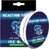 Reaction Tackle Ice Braid  Ice Fishing Braided Line, Tip-Up Line - Ice White - 8LB / 150yds view 1