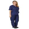 M&M SCRUBS Mens Scrub Set Medical Scrub Top and Pants 8400 (Navy, Medium) view 4