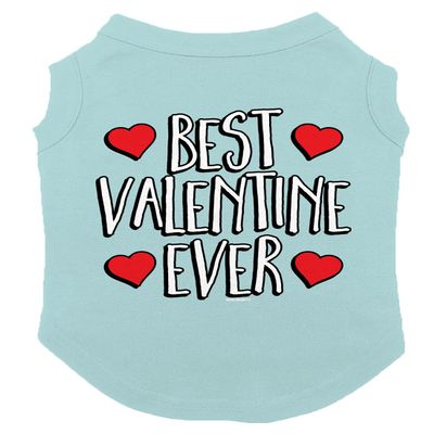 Best Valentine Ever - Dog Shirt (Chill, 2X-Large)