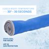 FROGG TOGGS Unisex Adult Chilly Pad Pro Soft Microfiber Instant Cooling Towel, Machine Washable, 33x10.5, Blue, Standard US view 3