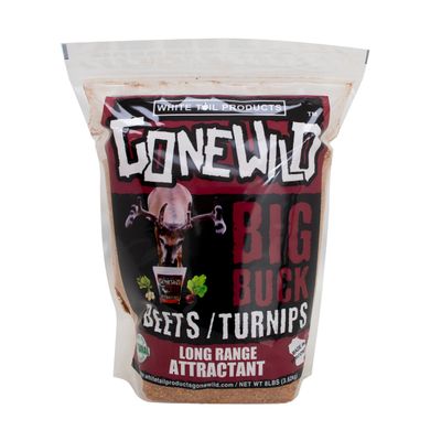 Whitetail Products Gone Wild, Beets/Turnips Powder Deer Attractant, 8 LB., Premium Deer Attractant, Natural Flavors, G0534